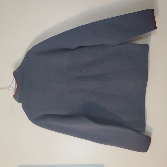 L.L Bean Katahdin Fleece Pullover 1/4 Zip Jacket Size Med Tall Gunmetal Grey Men - Picture 10 of 13